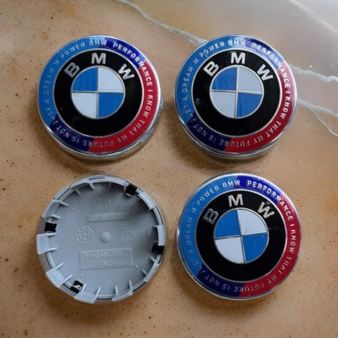 BMW 56mm Limited Edition Centre Caps Hub Covers Emblem Logo E46 E60 E90 ...
