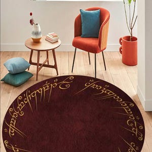 Herr der Ringe Teppich, Geschenkteppich, Jugendzimmerteppich, beliebter Teppich, rutschfester Teppich,