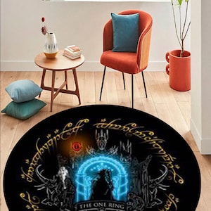 Herr der Ringe Teppich, Geschenkteppich, Jugendzimmerteppich, beliebter Teppich, rutschfester Teppich, Landkartenteppich