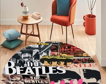 The Beatles Rug: British Rock Band Fan Carpet
