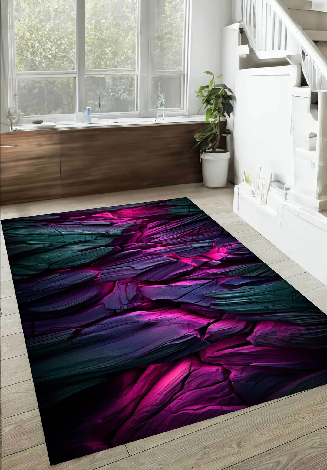 Lava Rug, Deep Hole Rug, 3D Huge Crack, Illusion Rug, Optical Illusion ...