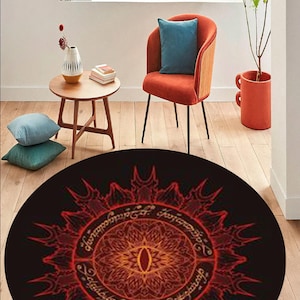 Tappeto del Signore degli Anelli, tappeto regalo, tappeto per la stanza dei giovani, tappeto per aree, tappeto popolare, tappeto antiscivolo, tappeto con mappa