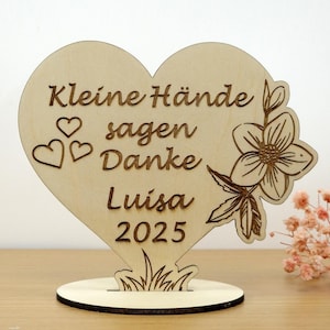 Kita school start farewell gift for educator teacher personalized with engraving