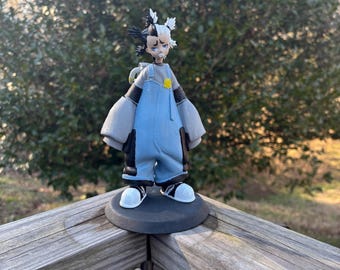 Figura de Gachiakuta "Querido Santa" – Colección de fan art de anime pintada a mano