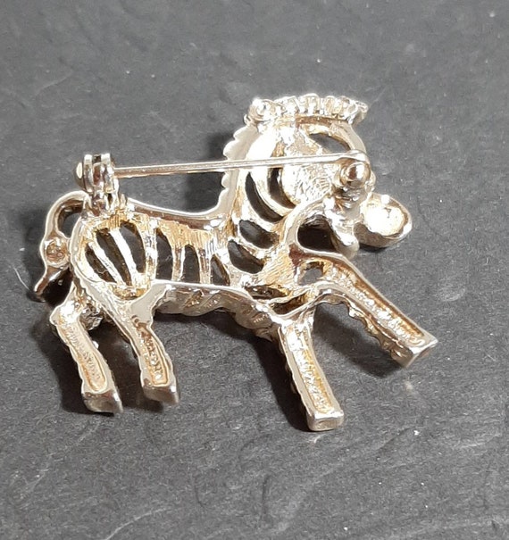 Vintage little donkey brooch - image 2