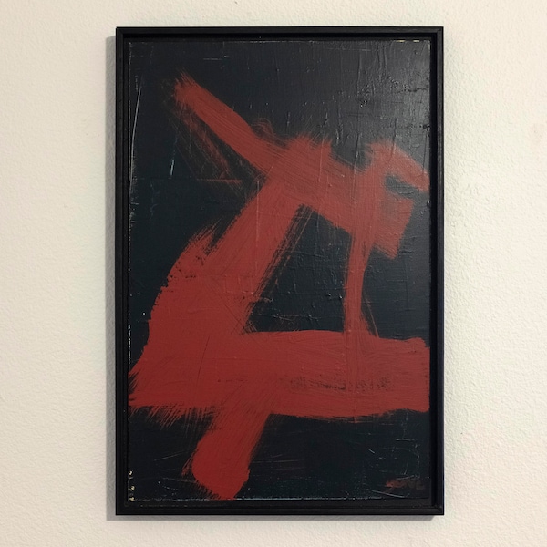 Original abstract painting, wall art, modern art, man cave art