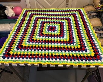Crocheted Giant Granny Squares