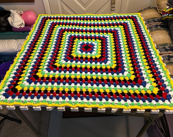 Crocheted Giant Granny Squares