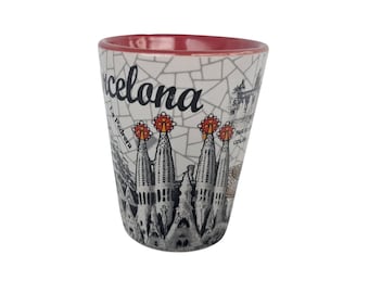 Schuss Keramik Spanien Barcelona Tequila Park Güell Sagrada Familia Casa Mila