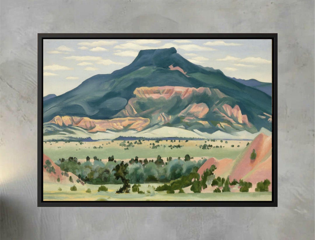 Georgia O'keeffe New Mexico Landscapes, Georgia O'keeffe Mountain ...
