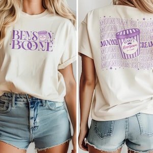 Benson Boone Moonbeam Eiscreme-Shirt, America Heart Tour-Shirt, Tour-Album 2025 Konzert-Shirt, Mystisch-magisches Shirt, Benson Boone-T-Shirt