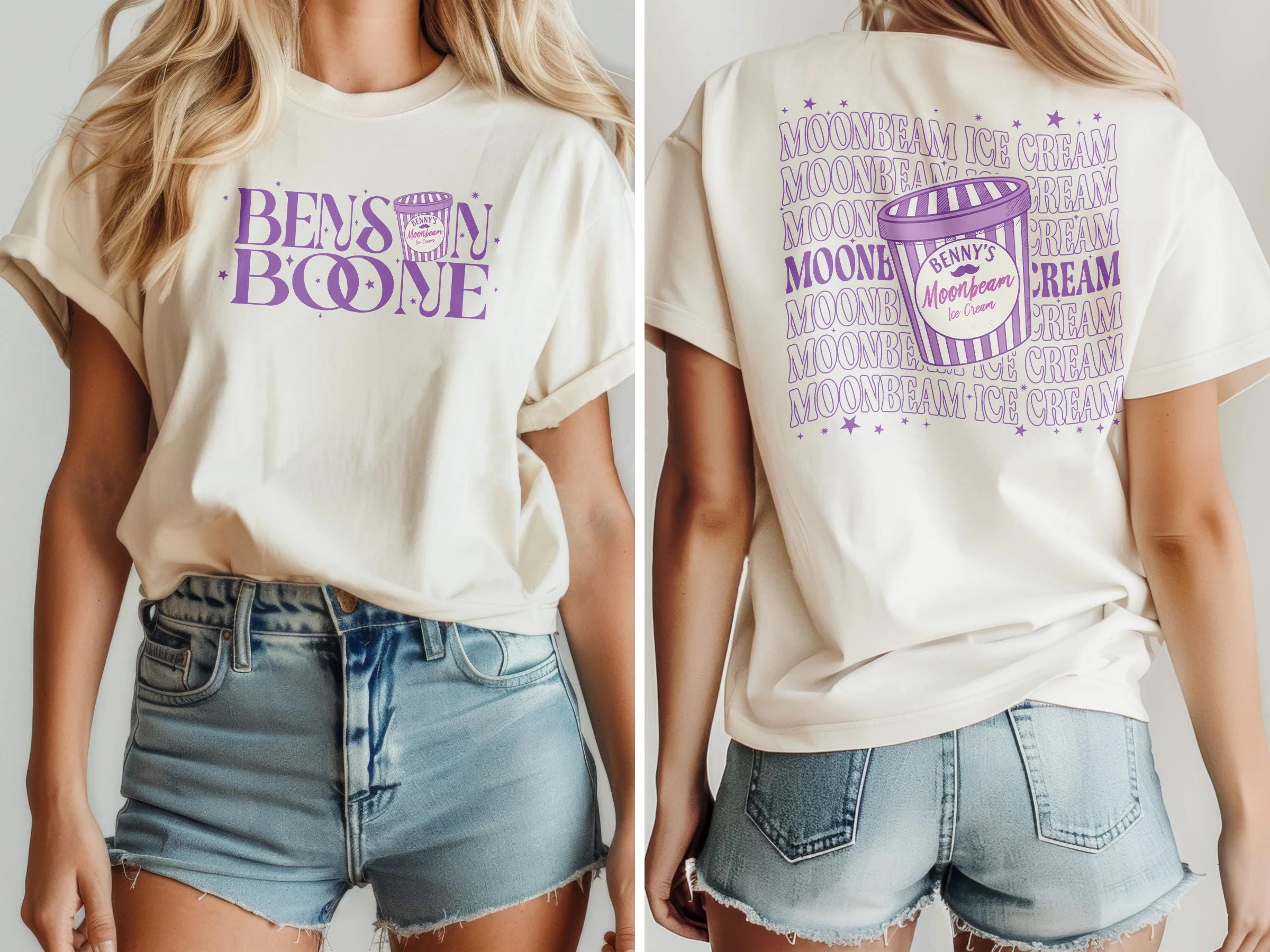 Benson Boone Moonbeam Ice Cream Shirt , America Heart Tour shirt, Tour Album 2025 Concert shirt, Mystical Magical shirt, Benson Boone tee