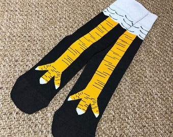 Chicken Leg Socks: Funny Novelty Socks