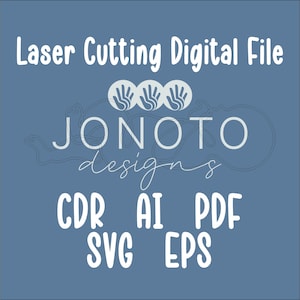 Laser cut digital file | Baby Outline
