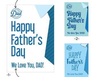 Happy Father’s Day Custom Sign, Personalized Printable Welcome Fathers Day Poster, Digital Download Fathers Day Party Sign PNG