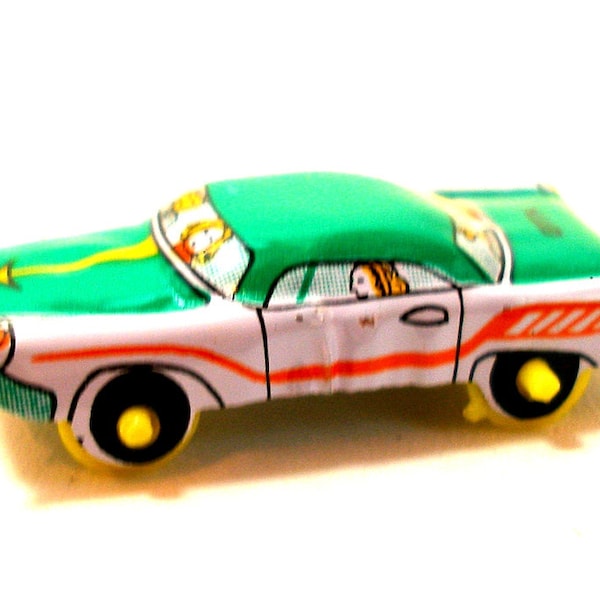 Green Machine, Tin toy car, 1960s Japan.