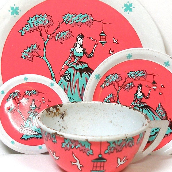 Toy Tea Set Etsy