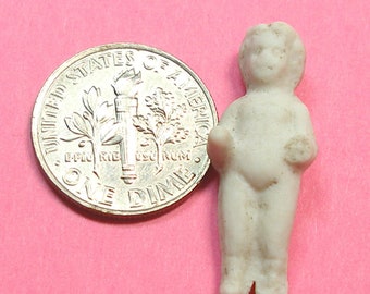 Itty Bitty Frozen Charlotte doll from Germany. Tiny size. 1"  Smallest size. Doll EE