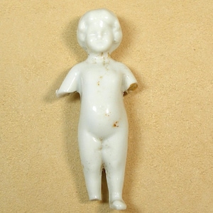 3&quot; Frozen Charlotte doll from Germany. Antique porcelain. Real 19th century toy.