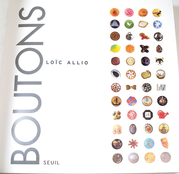 注目の Boutons Antique Buttons, of Book Edition 1st Allio. Loic by アート・デザイン・音楽
