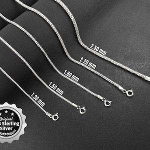 925 Sterling Silver chain, Handmade necklace jewerly, Silver popcorn chain, Elegant necklace, Bracelet for women Minimalist chain Boho chain