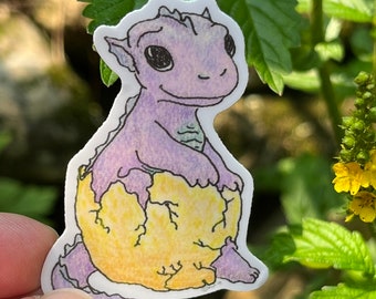 Hatchling Dragon 3" Vinyl-Aufkleber, wasserfest