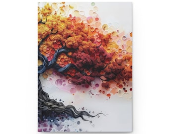 Tree of Life Hardcover Journal – Colorful Botanical Diary, Nature Lover Notebook