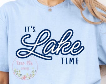 Tempo de Lago, Verão na Moda, PNG, Designs de Sublimação Retro (Download Digital)