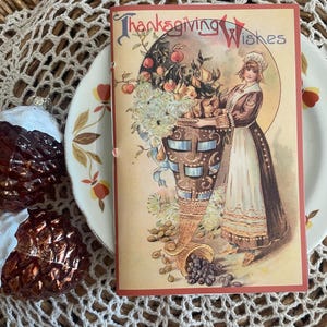 Vintage-looking Thanksgiving Notebook