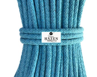 6-7 mm Cord Rope 45-50 Meters 1 KG Braided Cotton Rope for Sewing, Cotton Yarn for Basket, Tress Rope, Cotton Cord, Boho Basket Yarn