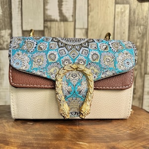 Luxus-Handtasche Geschenke für sie, Luxus Designer türkischen Kelim Tasche, Kelim Tasche aus Seramic Fabric, Kelim Tasche aus Metall, Boho-Tasche, Geschenke für Frauen