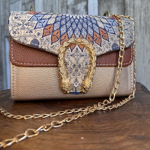 Luxus-Handtasche Geschenke für sie, Luxus Designer türkischen Kelim Tasche, Kelim Tasche aus Seramic Fabric, Kelim Tasche aus Metall, Boho-Tasche, Geschenke für Frauen