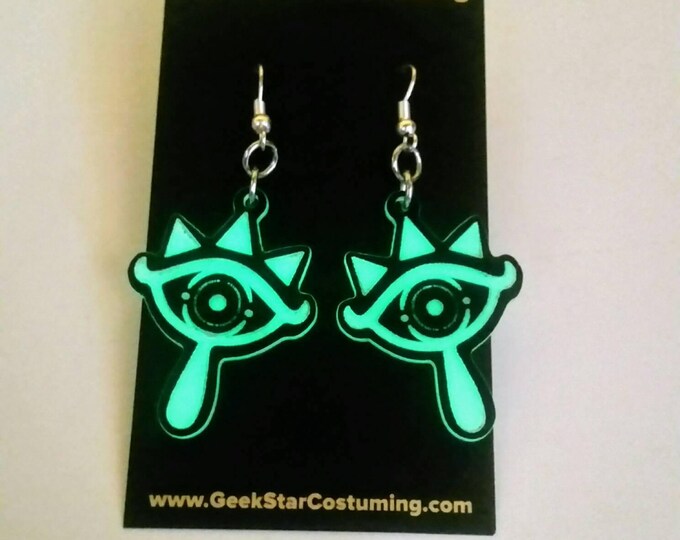 Glowing Sheikah Eye Zelda BOTW Glow in the Dark Acrylic Lasercut