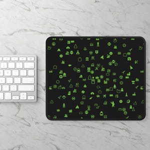 Gaming Maus Pad, Von Fallout inspirierte Schreibtischmatte, Nerdy Bürodeko