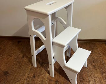 木製ステップラダー、キッチンステップスツール、折りたたみ式ステップラダー、ダイニングチェア、プラントスタンド、図書館用ステップ