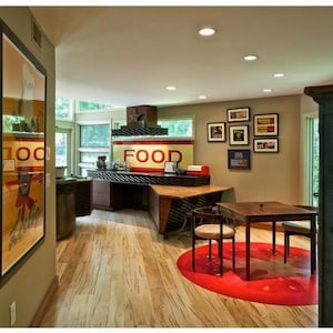Custom Tomato Slice Floorcloth