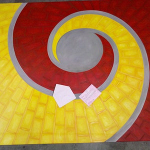 Yellow Brick Road Floorcloth Sale image 1