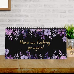 2025 Sarcastic Desk Calendar, Funny Quotes Daily, Sassy & Hilarious Office Gift, Perfect Gag Gift for Coworkers