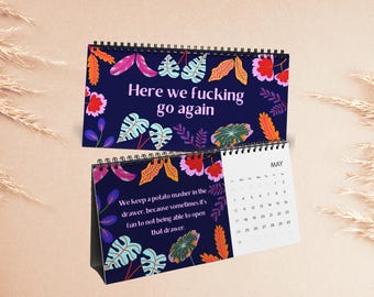 Sarcastische bureaukalender 2026, grappige citaten Office Gag cadeau