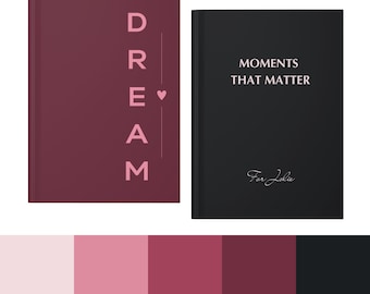 Personalized Hardcover Journal: Custom Name Notebook, Unique Stationery Gift