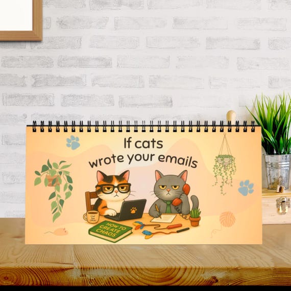Funny Cat Desk Calendar 2027: Sarcastic Demotivational Office Gift