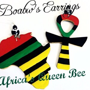 Africa&#39;s Queen Bee Earrings 2