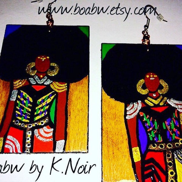 BOABW’S Seed of Wakanda Earrings (Afrocentric)