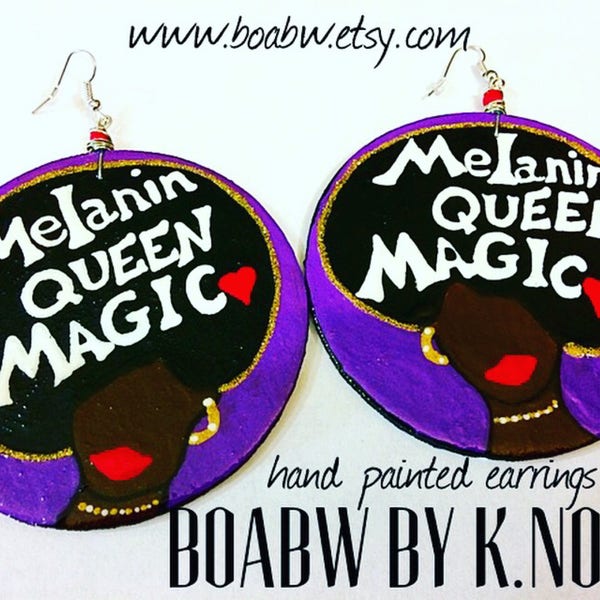 Melanin Queen Magic Earrings