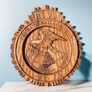 FBI National Academy Wooden Wall Plaque