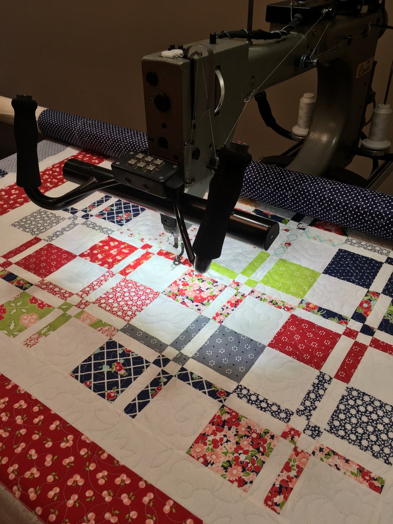 Longarm Quilting Service, Twin size, Batting and shipping included image 9