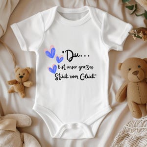Organic Cotton Baby Bodysuit with Saying | Birth & Baby Shower Gift | Sustainable Baby Clothes for Unisex Boys and Girls