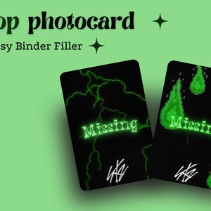 Stray Kids Noeasy Missing Photocard Binder Filler Green ver.