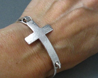 Christ monogram 925 silver bracelet loop