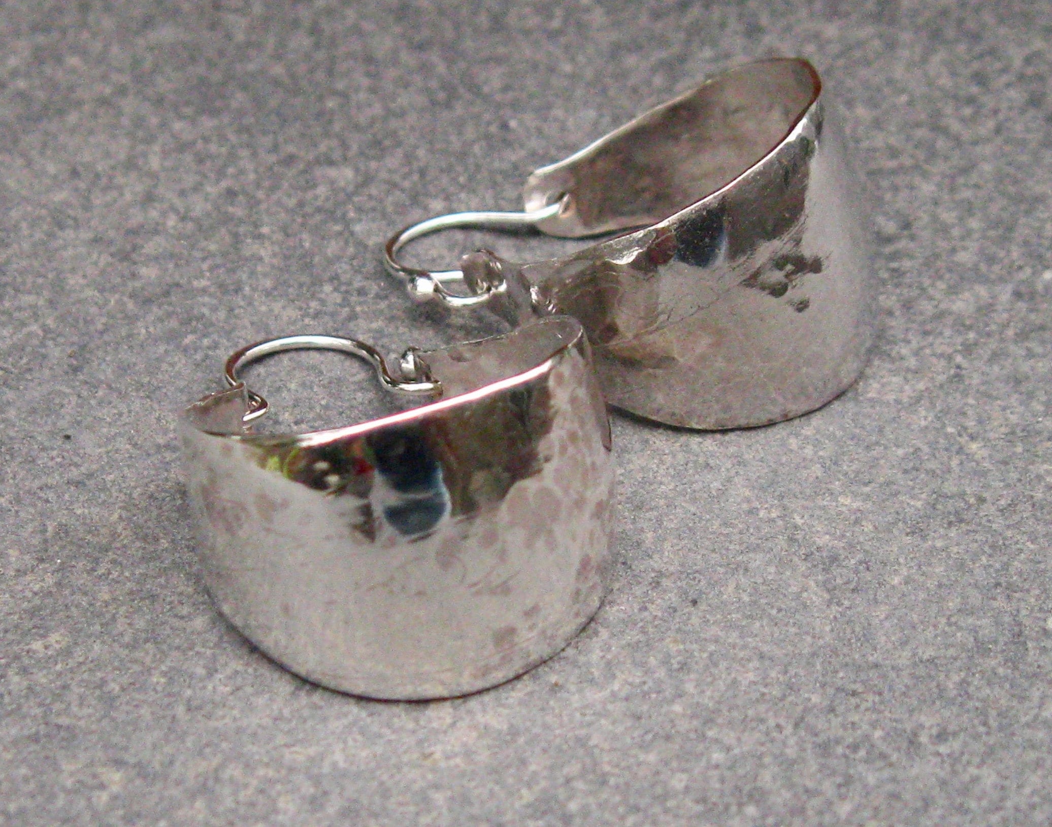 手鍛造リサイクルスターリングシルバーバスケットフープ - Etsy 日本